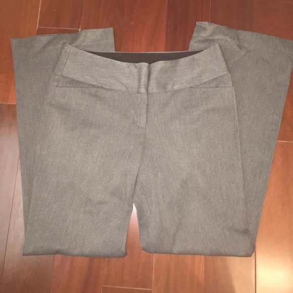 EXPRESS Design Studio Editor Pants Dark Gray - Picture 1 of 6
